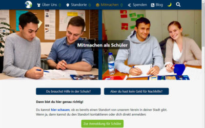 Kostenlose Nachhilfe für Schüler*innen: Studenten bilden Schüler